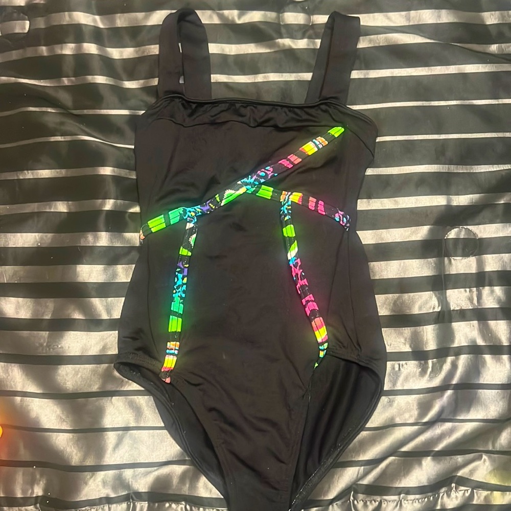 Motionwear brand VINTAGE EARLY 90’s body suit / or one piece bathing suit